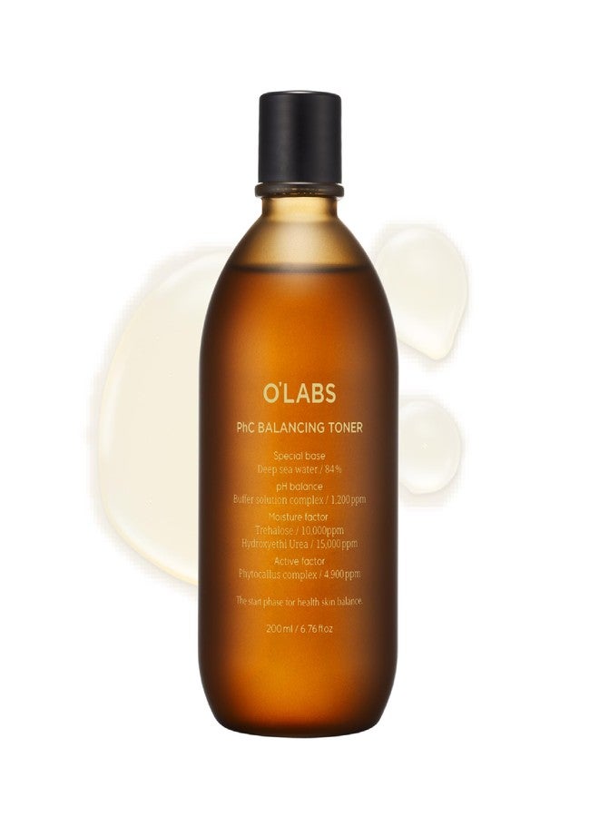O'LABS PHc Balancing Toner 200ml / 6.76 fl.oz Hydrating & Refreshing Facial Toner Deep Sea Water 84% - Image 1